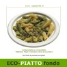 Eco-piatto fondo 18cm 460ml biodegradabile e compostabile