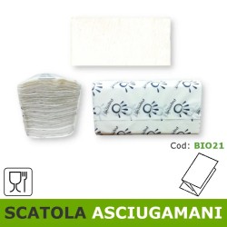 Scatola asciugamani piegati a v per bagno-cucina