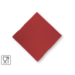 tovaglioli di carta rossi effetto tessuto per natale