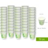confezione 50 bicchieri caffe 3oz ecologici per ufficio-feste-sagre