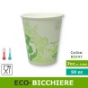 Eco-bicchiere monouso 7oz biodegradabile-compostabile ca. 210ml