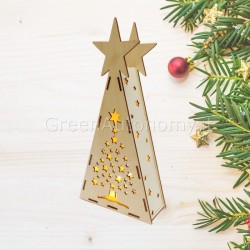 Idea regalo albero di Natale in legno