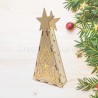 Albero di Natale in legno con luci led