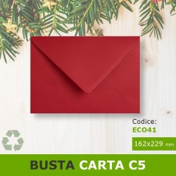 Busta in carta colorata 162x229 mm per biglietti di auguri formato A5