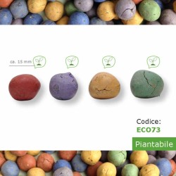 Confetti piantabili colorati sfusi - bombe di semi per bomboniere-gadget-idee-regalo