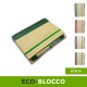 eco-blocco note taccuino-agenda personale con rivestimento in bambù