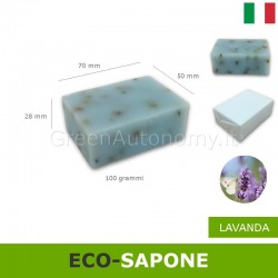 Eco-sapone naturale artigianale green 100 grammi made in Italy