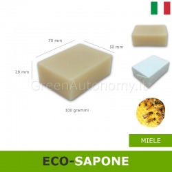 Eco-sapone naturale artigianale green 100 grammi made in Italy