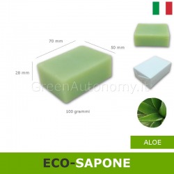 Eco-sapone naturale artigianale green 100 grammi. Top idea regalo