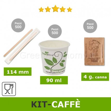 Stone&Stone Bicchierini Caffe 75ML Carta Ecologici Biodegradabili  Compostabili Monouso Bicchieri Usa e Getta Bio Riciclabili Kit Bicchiere e  Palette Asporto (120) : : Casa e cucina
