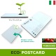 Eco-postcard pomodoro piante in cartolina-biglietto-regalo da colorare