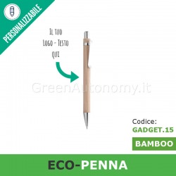 Eco-penna bamboo personalizzabile come gadget-regalo ecologico