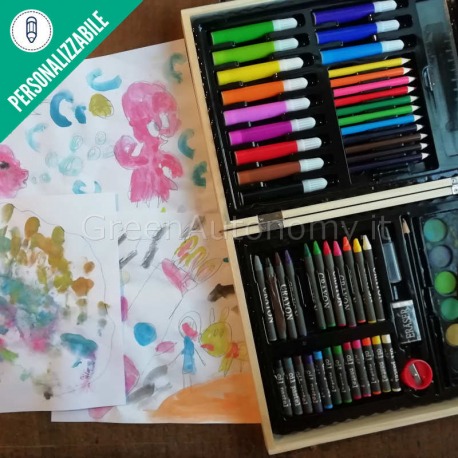 Kit da disegno personalizzabile idea regalo per bambine-bambini